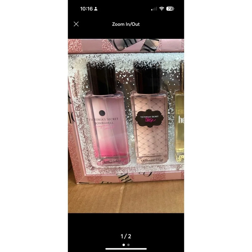 Victorias Secret Mist Gift Set‎ Bombshell Tease Heavenly Dream Angel fragrance